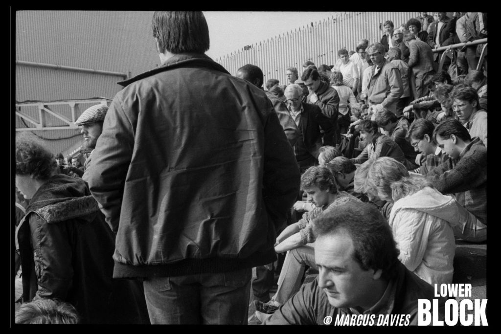 White Hart Lane, Tottenham Hotspur 1985. Marcus Davies, Lower Block