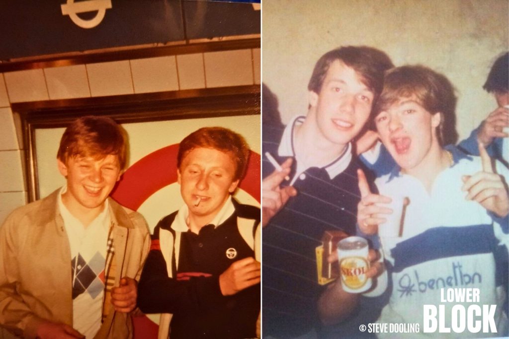 Tottenham casuals, 1980s.© Steve Dooling