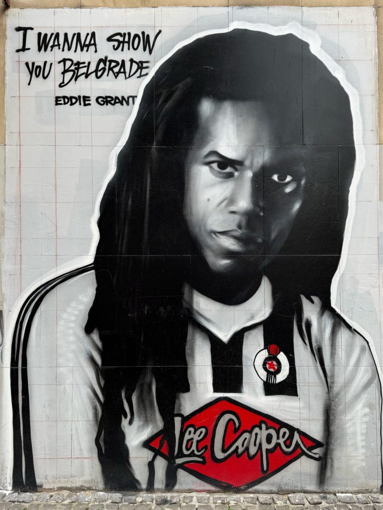 Football Murals and Street Art Partizan Belgrade