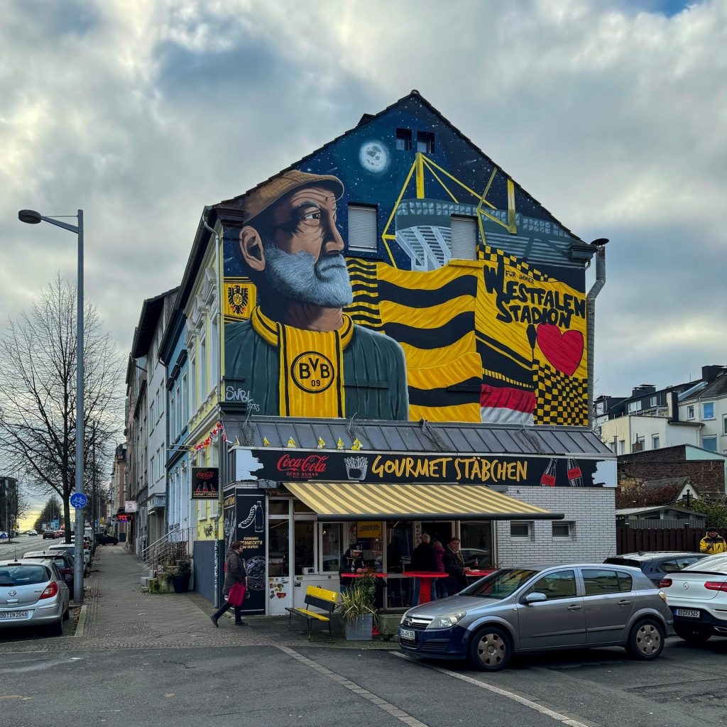 Football Murals and Street Art Borussia Dortmund - Westfalenstadion