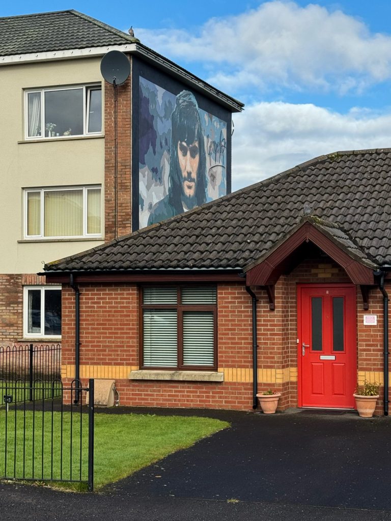 George Best, Belfast. Football Murals and Street Art