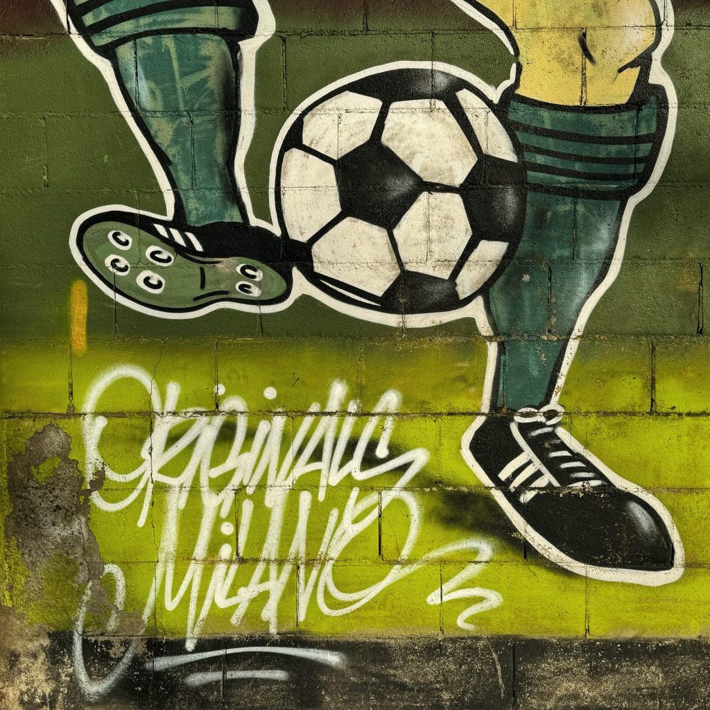 Football Murals and Street Art Milan