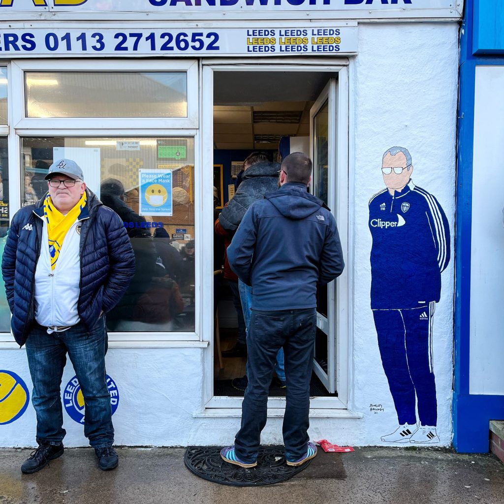 Football Murals and Street Art Leeds United – Elland Road