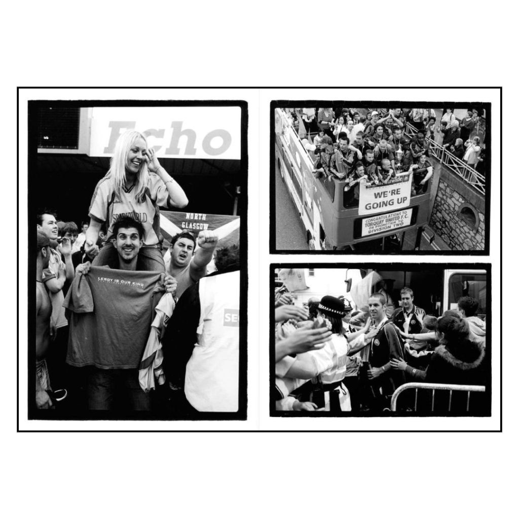 The Gulls 1985-05 Torquay United, Plainmoor Lower Block Marcus Davies