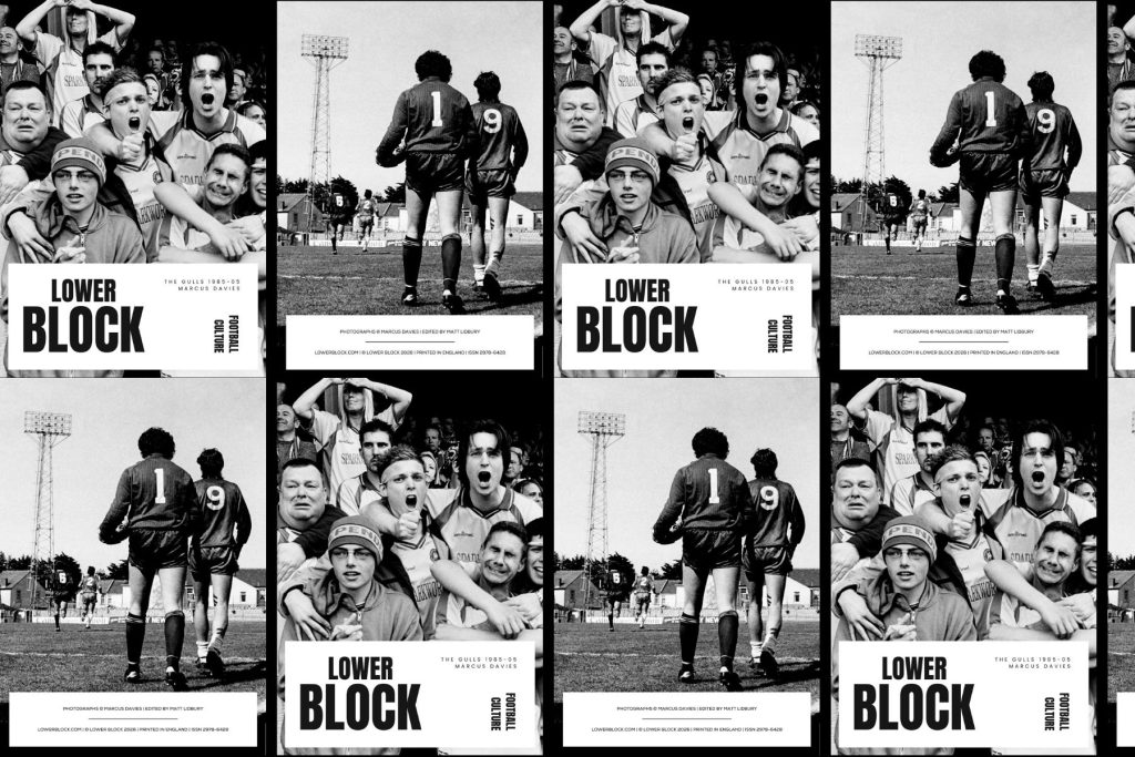 The Gulls 1985-05 Torquay United, Plainmoor Lower Block Marcus Davies