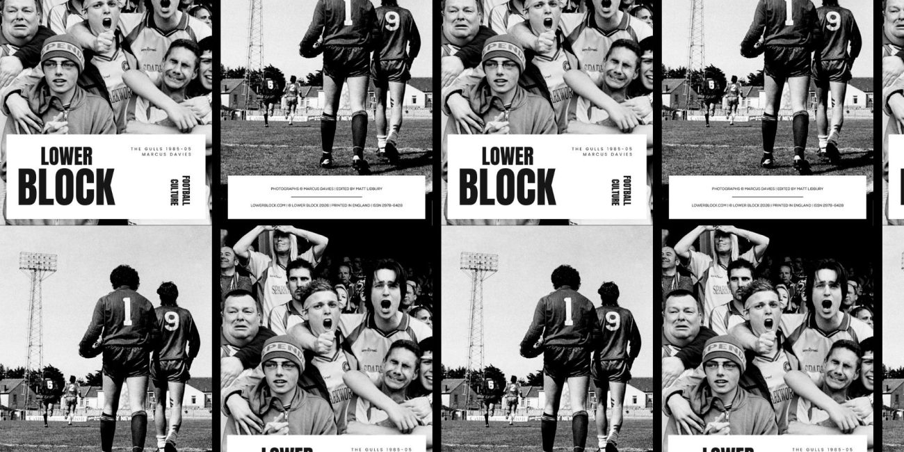 The Gulls 1985-05 Torquay United, Plainmoor Lower Block Marcus Davies