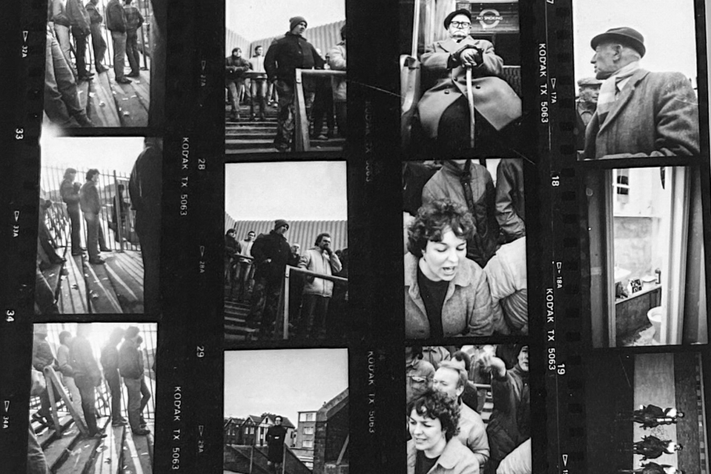 Football terraces, 1980s © Steve Pyke