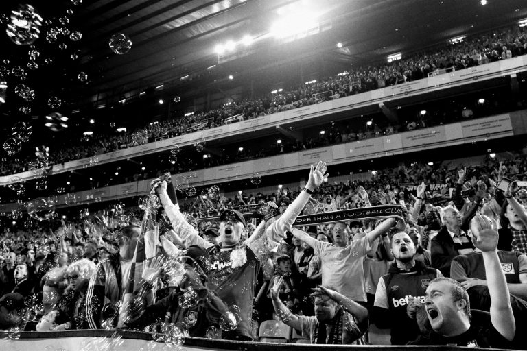 West Ham United, Upton Park, Boleyn Ground. The final game at the Boleyn Ground was an emotional 3-2 victory for West Ham United against Manchester United on May 10, 2016 © Simon Peter Green