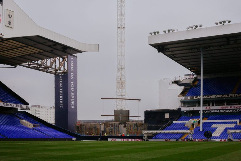 White Hart Lane football stadium, Tottenham Hotspur. December 2016. © Antonio Cunazza