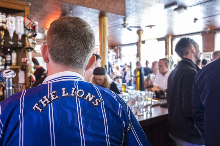 Millwall fans. The Den. No One Likes Us. Jérôme Favre