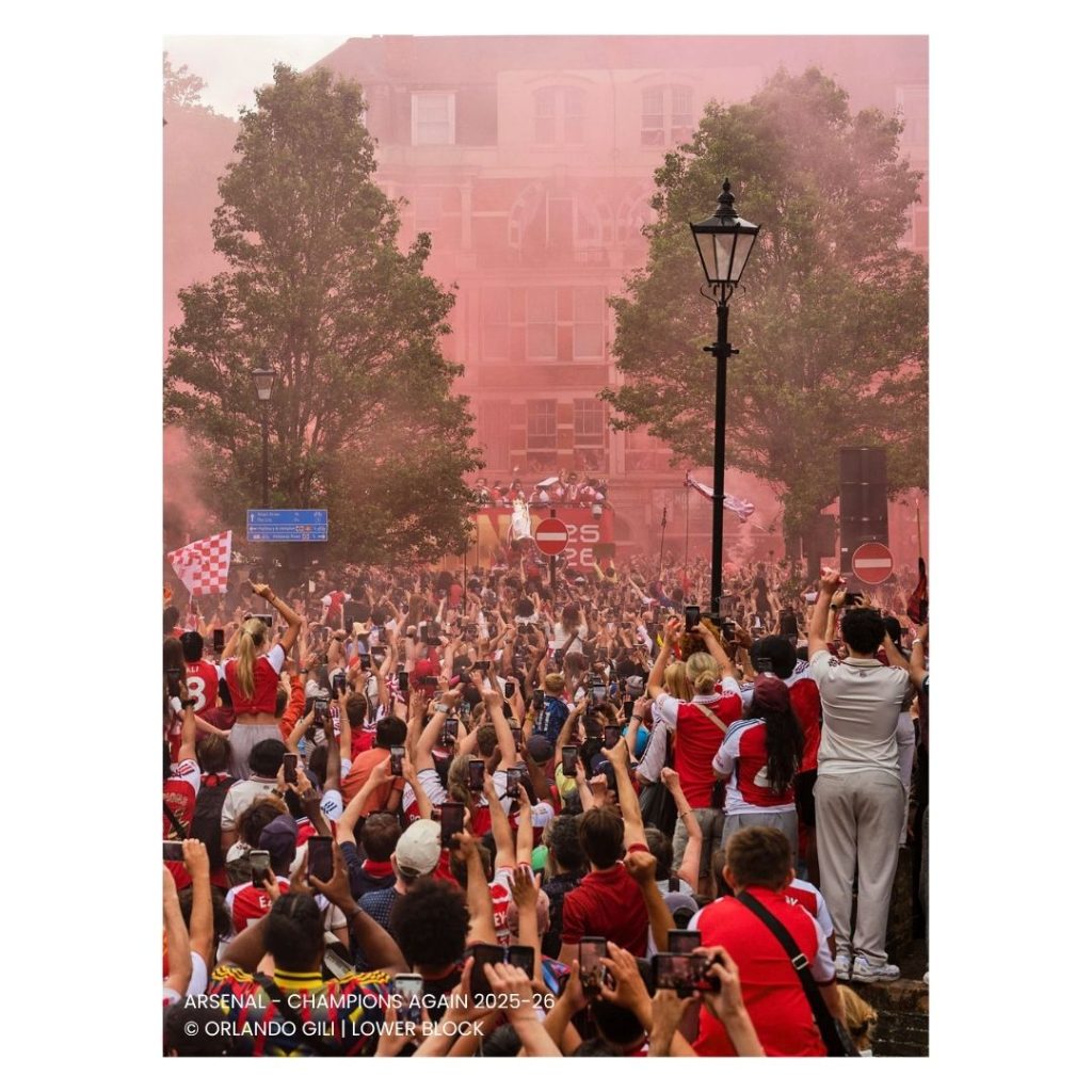 Arsenal - Champions Again 2025-26 © Orlando Gili | Lower Block Edition