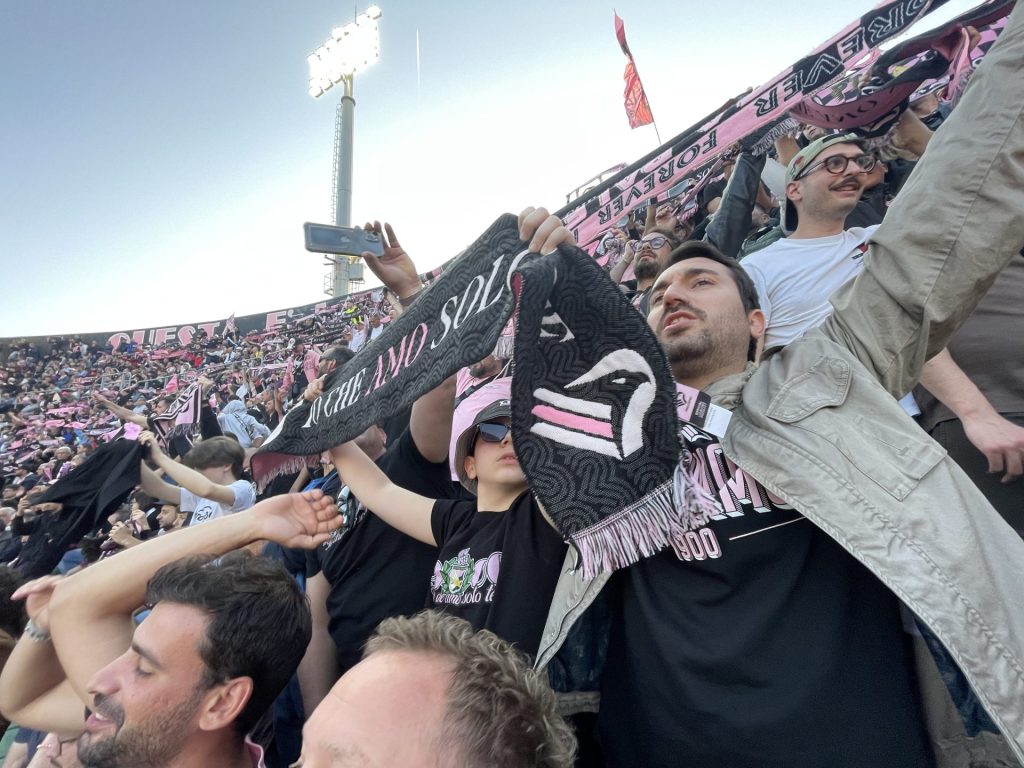 Palermo FC, Curva Nord Superiore at the Stadio Renzo Barbera