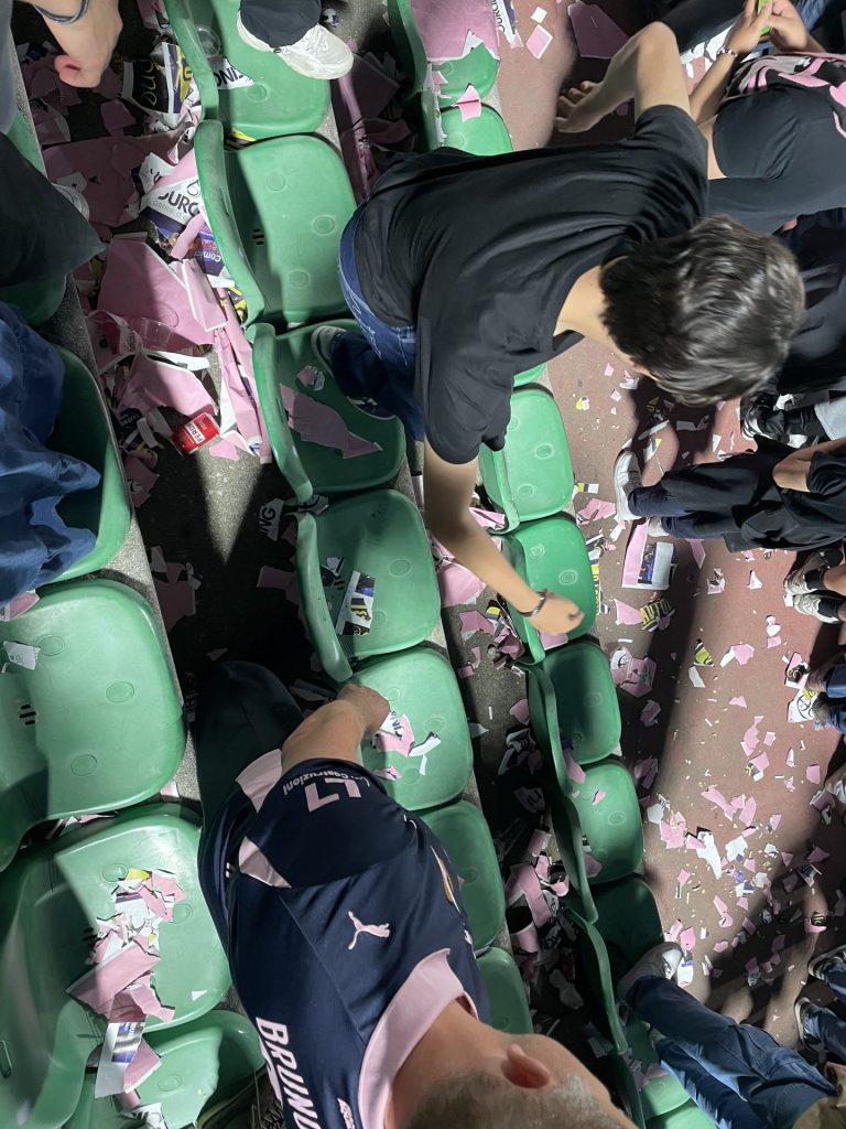 Palermo FC, Curva Nord Superiore at the Stadio Renzo Barbera