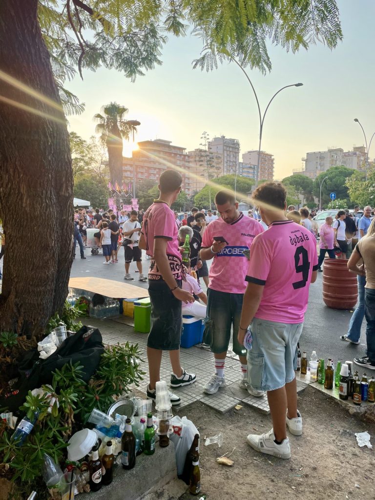 Palermo FC, Curva Nord Superiore at the Stadio Renzo Barbera