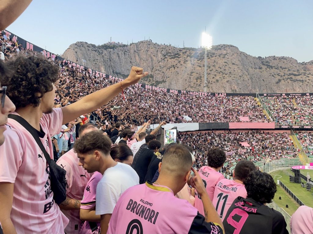 Palermo FC, Curva Nord Superiore at the Stadio Renzo Barbera