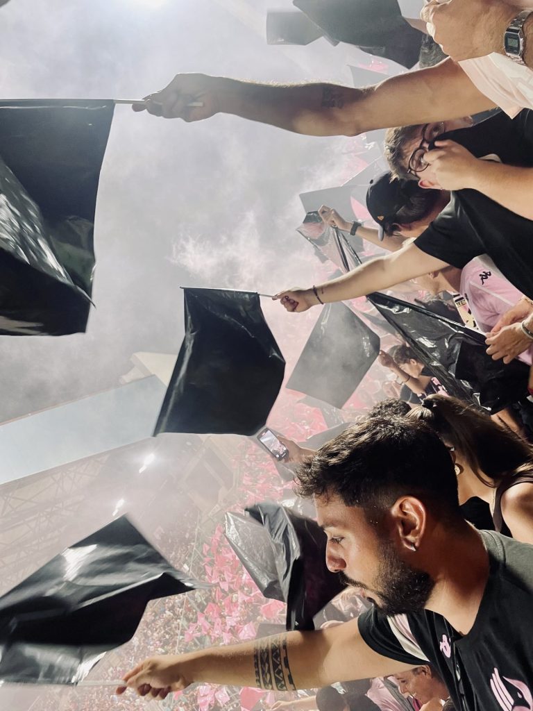 Palermo FC, Curva Nord Superiore at the Stadio Renzo Barbera