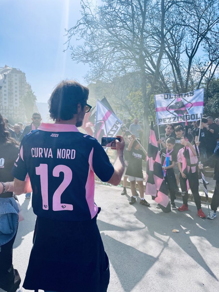 Palermo FC, Curva Nord Superiore at the Stadio Renzo Barbera