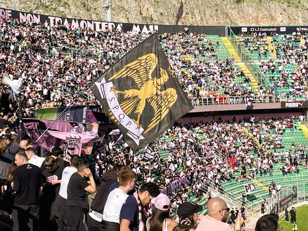 Palermo FC, Curva Nord Superiore at the Stadio Renzo Barbera