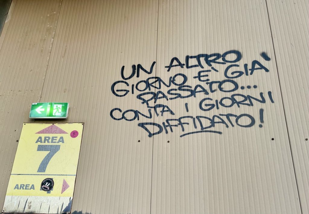 Palermo FC, Curva Nord Superiore at the Stadio Renzo Barbera