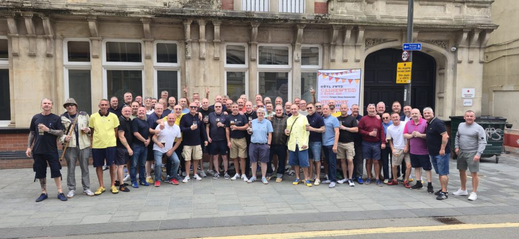Newport County football culture B-Team reunion
