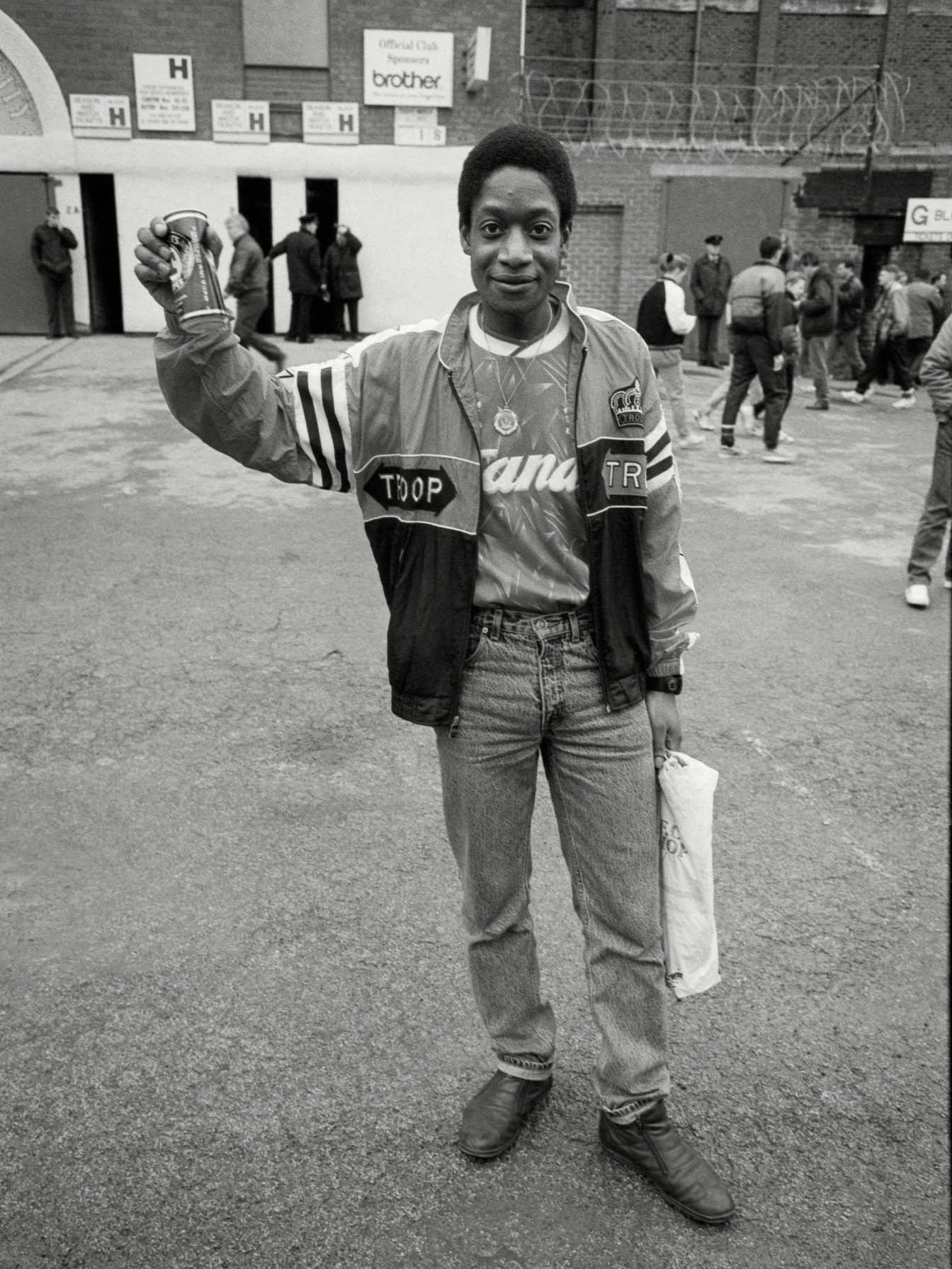 Liverpool Fan at Maine Road