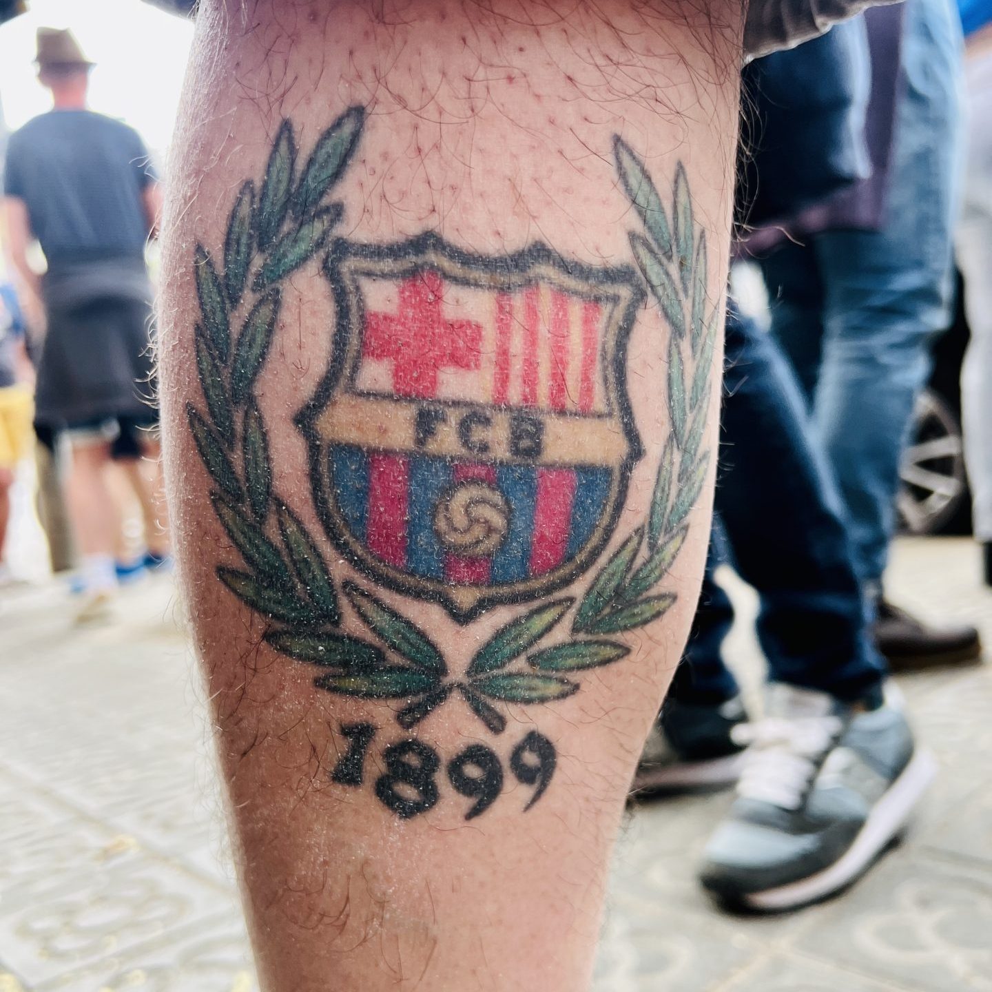 Barcelona tattoo, Camp Nou