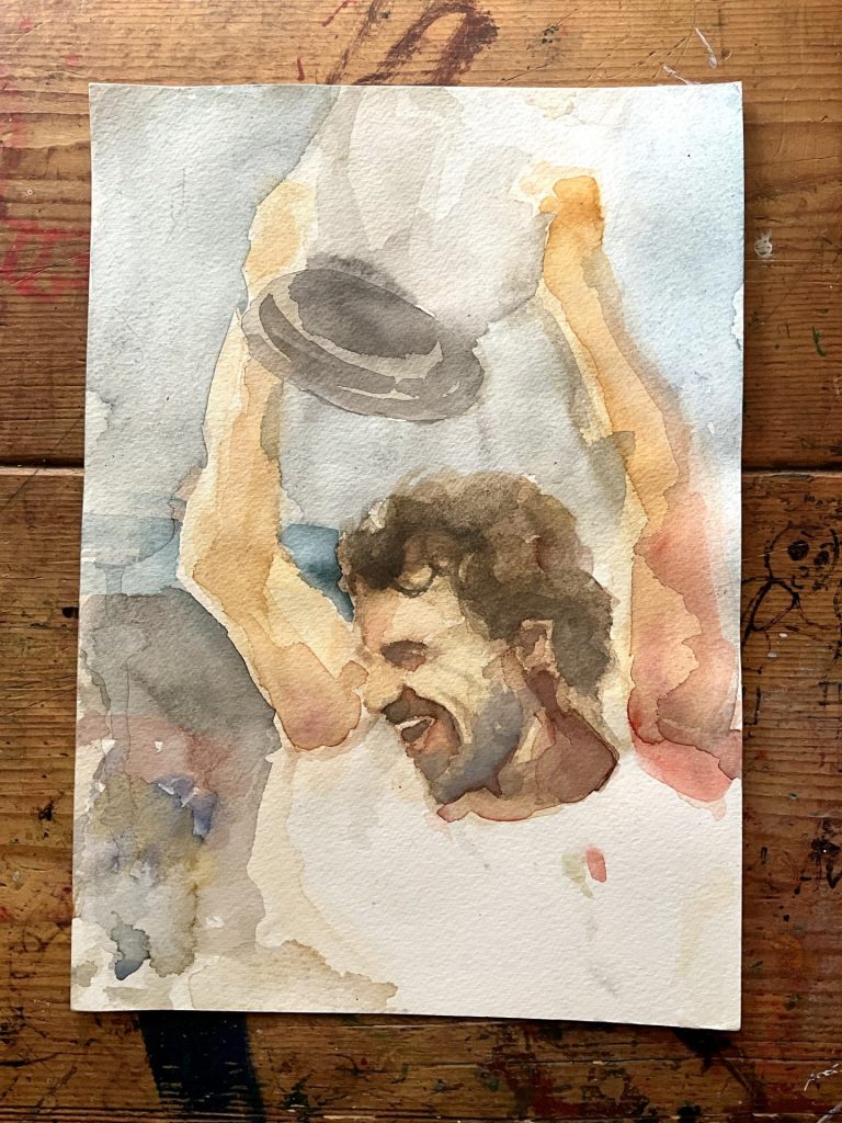 Football, Art by Simone Ruiti, Franco Baresi