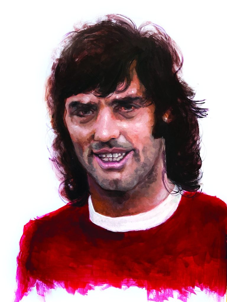 Football, Art by Simone Ruiti, George Best