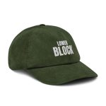 Lower Block Corduroy Cap, Olive