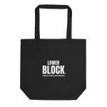Lower Block Tote Bag, Black