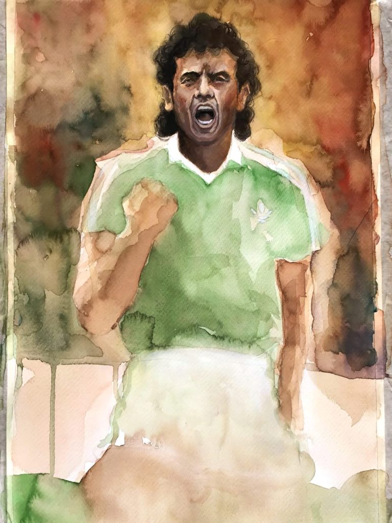 Football, Art by Simone Ruiti, Hugo Sánchez