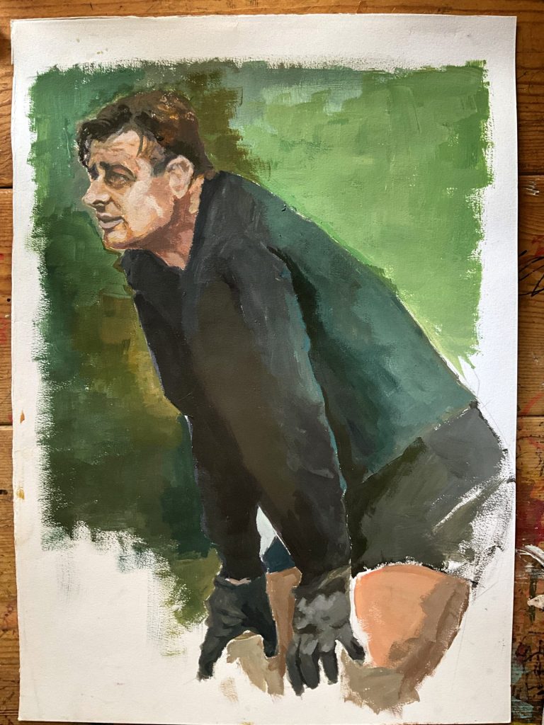 Football, Art by Simone Ruiti, Lev Yashin